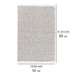 Wenko Badmat Abai 50x80cm Gerecycled PES Grijs Licht 19 Wenko Badmat Abai 50x80cm Gerecycled PES Grijs Licht -hotbath winkel wenko badmat abai 50x80cm gerecycled pes grijs licht sk64308 14