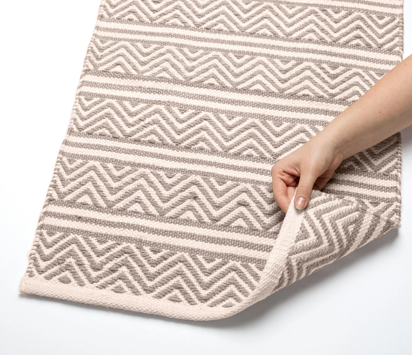 Wenko Badmat Shaki 50x80cm Gerecycled PES Beige 5 Wenko Badmat Shaki 50x80cm Gerecycled PES Beige - Afbeelding 3