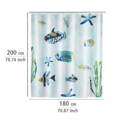 Wenko Douchegordijn 180x200cm Aquaria Inclusief Ringen 11 Wenko Douchegordijn 180x200cm Aquaria Inclusief Ringen -hotbath winkel wenko douchegordijn 180x200cm aquaria inclusief ringen sk64298 5