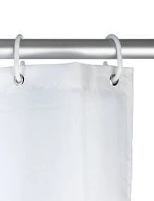 Wenko Douchegordijn 180x200cm Marine Inclusief Ringen 4 Wenko Douchegordijn 180x200cm Marine Inclusief Ringen - Afbeelding 2