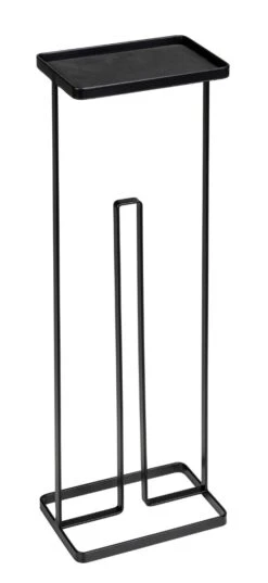 Wenko Gissi Reserverolhouder Zwart Mat -hotbath winkel wenko gissi reserverolhouder zwart mat sk64246 4