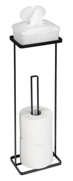 Wenko Gissi Reserverolhouder Zwart Mat -hotbath winkel wenko gissi reserverolhouder zwart mat sk64246 5