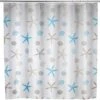 Wenko PEVA Douchegordijn 180x200cm Zeesterren Inclusief Ringen -hotbath winkel wenko peva douchegordijn 180x200cm zeesterren inclusief ringen sk64284 1