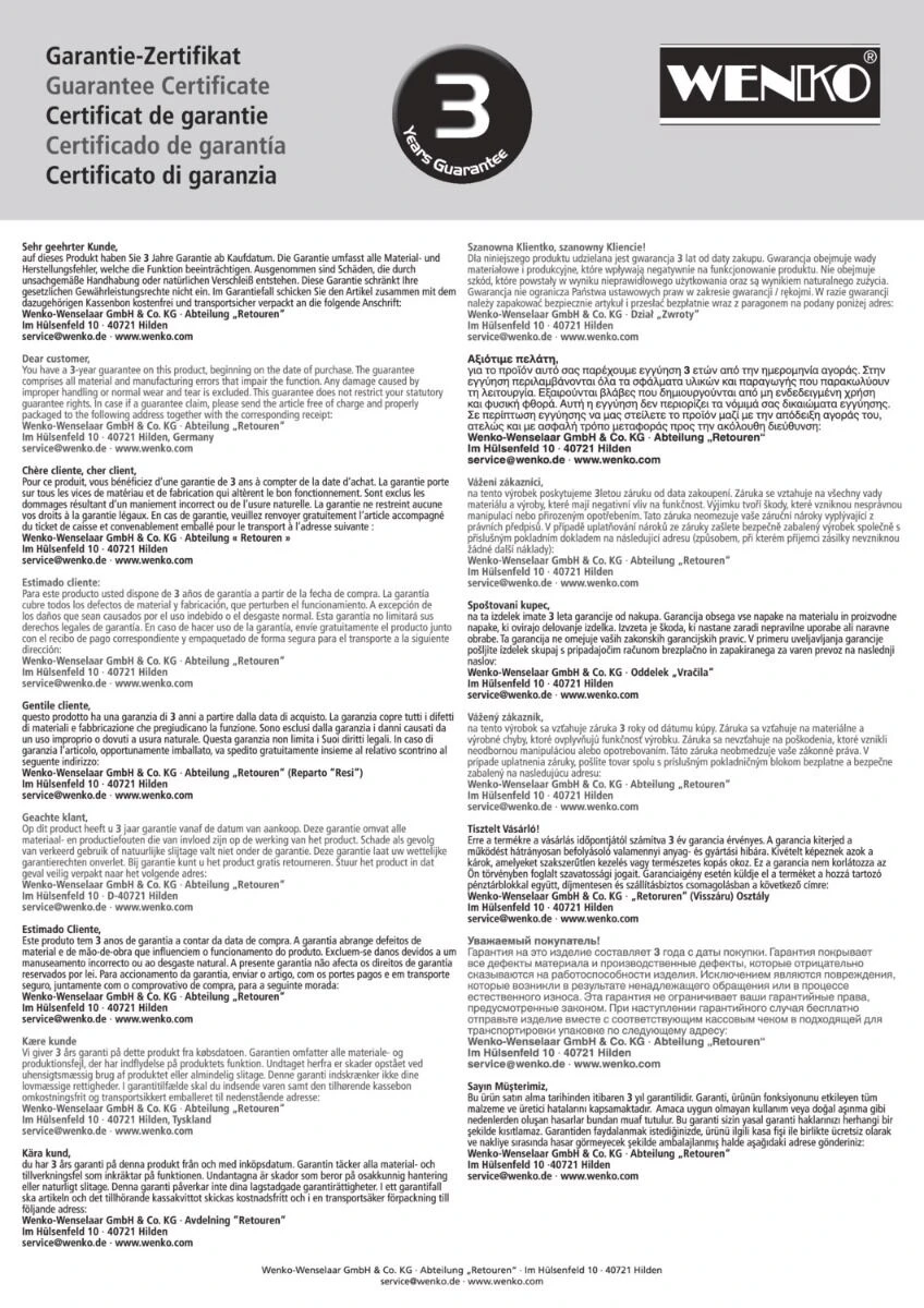 Wenko Serino Doucherek 2-laags Zwart Mat 7 Wenko Serino Doucherek 2-laags Zwart Mat - Afbeelding 5