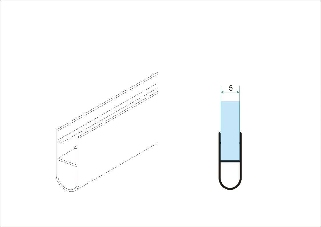 Mueller Universele Waterkering 200cm 5mm 5 Mueller Universele Waterkering 200cm 5mm - Afbeelding 3